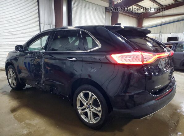 2FMPK4K86JBC13467 2018 FORD EDGE Black უკანა მარცხენა