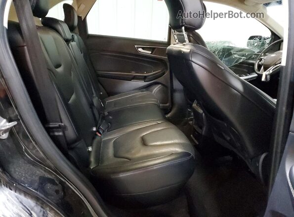 2FMPK4K86JBC13467 2018 FORD EDGE Black უკანა სალონის ხედი