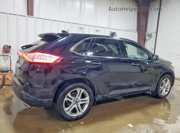 2FMPK4K86JBC13467 2018 FORD EDGE Black უკანა მარჯვენა