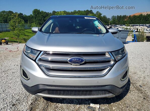 2FMPK4K87GBB00054 2016 FORD EDGE Серебряный Вид спереди