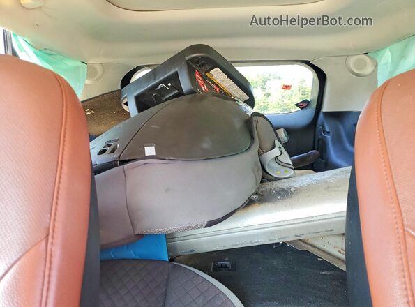 2FMPK4K87GBB00054 2016 FORD EDGE Серебряный Вид задних сидений