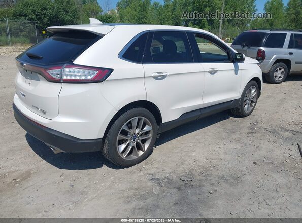 2FMPK4K87JBC30732 2018 FORD EDGE Белый Задняя правая четверть