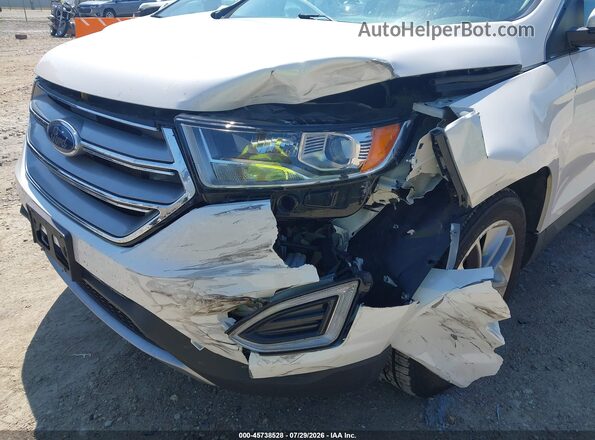 2FMPK4K87JBC30732 2018 FORD EDGE Белый Вид спереди