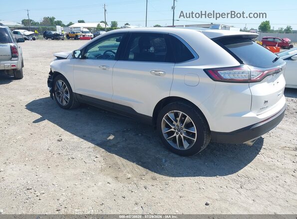 2FMPK4K87JBC30732 2018 FORD EDGE Белый Задняя левая четверть
