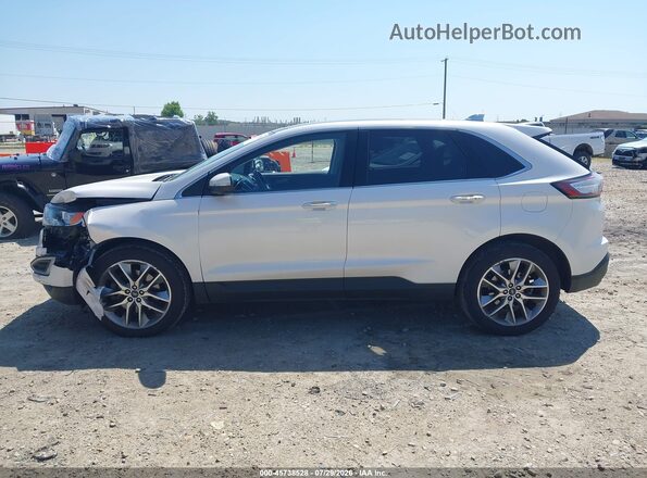 2FMPK4K87JBC30732 2018 FORD EDGE Белый Панорамный вид салона 360°