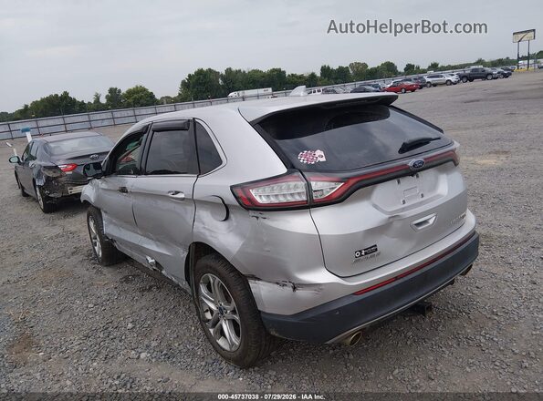 2FMPK4K88GBB95160 2016 FORD EDGE Silver Tył lewy