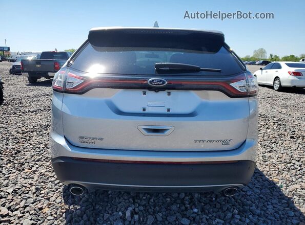 2FMPK4K88JBB76969 2018 FORD EDGE Silver Vista trasera