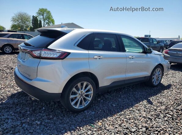 2FMPK4K88JBB76969 2018 FORD EDGE Silver Trasero derecho