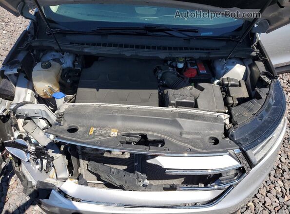 2FMPK4K88JBB76969 2018 FORD EDGE Silver Vista del compartimento del motor