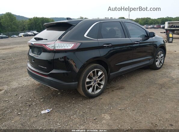 2FMPK4K89GBB62622 2016 FORD EDGE Black უკანა მარჯვენა