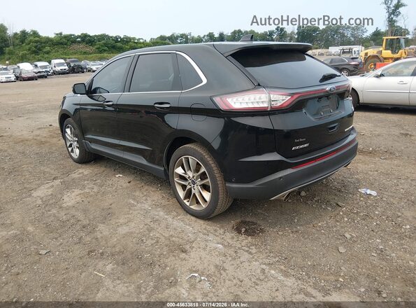 2FMPK4K89GBB62622 2016 FORD EDGE Black უკანა მარცხენა