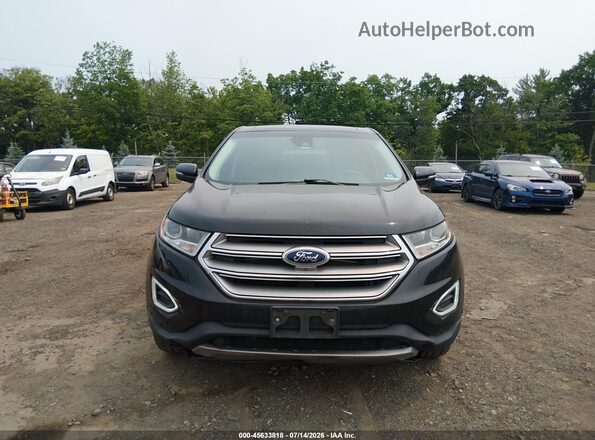 2FMPK4K89GBB62622 2016 FORD EDGE Black ხელსაწყოთა პანელის ხედი