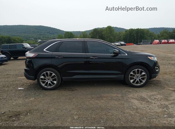 2FMPK4K89GBB62622 2016 FORD EDGE Black უკანა სალონის ხედი