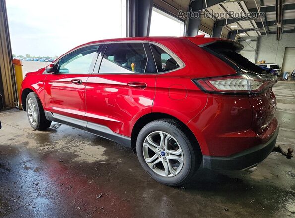 2FMPK4K89GBC24830 2016 FORD EDGE Red Հետևի ձախ