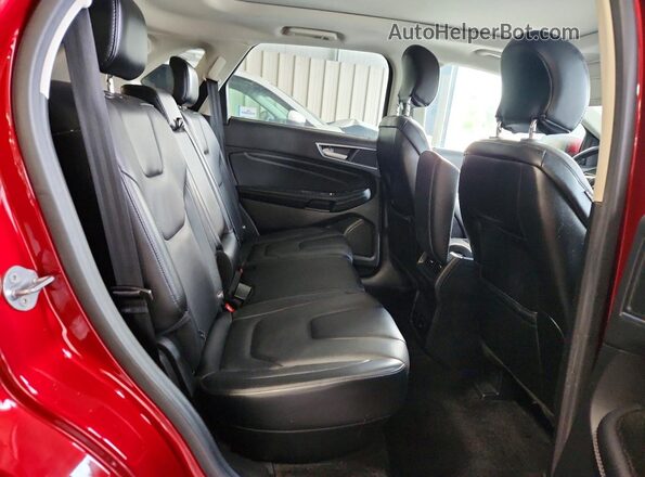 2FMPK4K89GBC24830 2016 FORD EDGE Red Հետևի նստատեղերի տեսք
