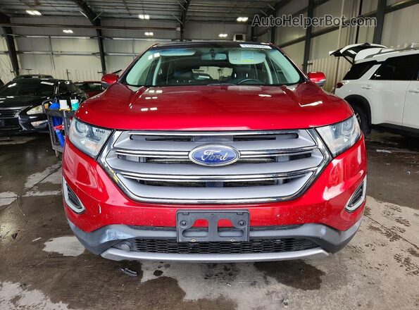 2FMPK4K89GBC24830 2016 FORD EDGE Red Դիմացի տեսք