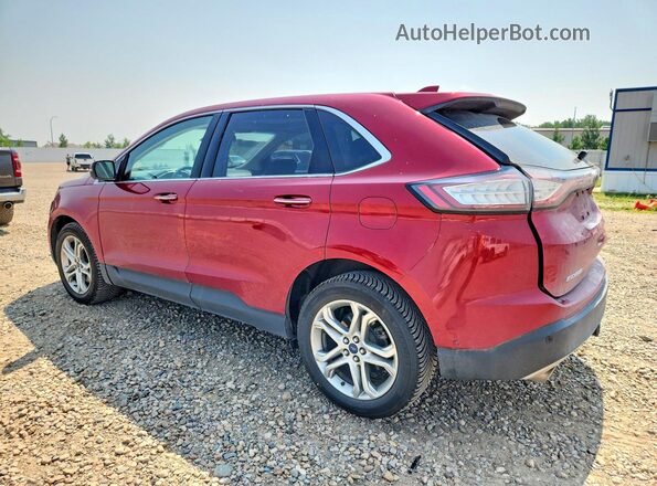 2FMPK4K89GBC37464 2016 FORD EDGE Красный Задняя левая четверть