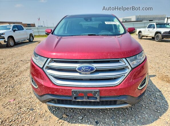 2FMPK4K89GBC37464 2016 FORD EDGE Красный Вид спереди
