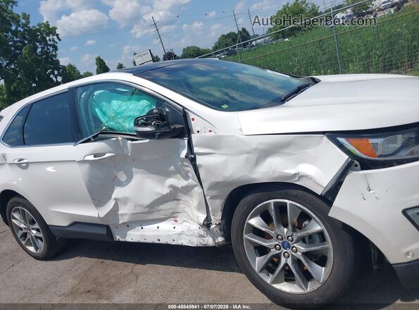 2FMPK4K89HBB88218 2017 FORD EDGE White Widok z przodu