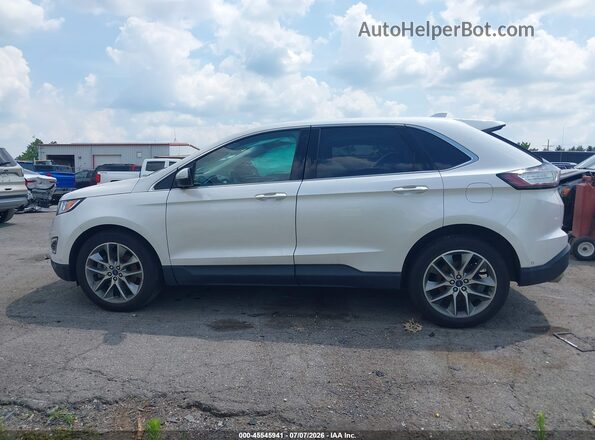 2FMPK4K89HBB88218 2017 FORD EDGE White Widok wnętrza 360 stopni