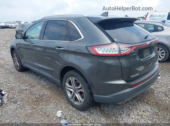 2FMPK4K8XGBB44792 2016 FORD EDGE Gray Հետևի ձախ