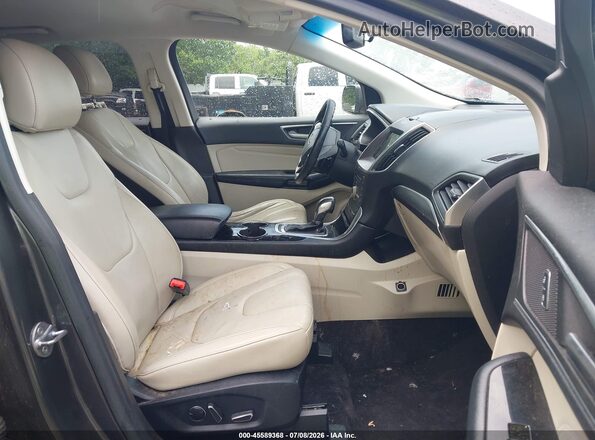 2FMPK4K8XGBB44792 2016 FORD EDGE Gray Սալոնի դիմացի տեսք