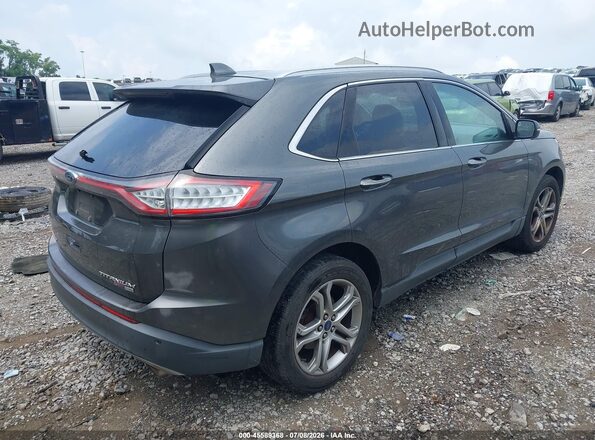 2FMPK4K8XGBB44792 2016 FORD EDGE Gray Հետևի աջ