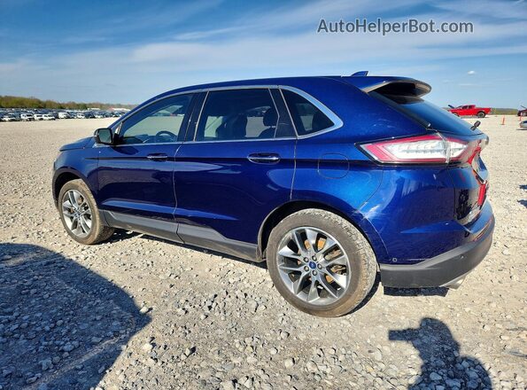 2FMPK4K8XGBC47534 2016 FORD EDGE Blue Հետևի ձախ