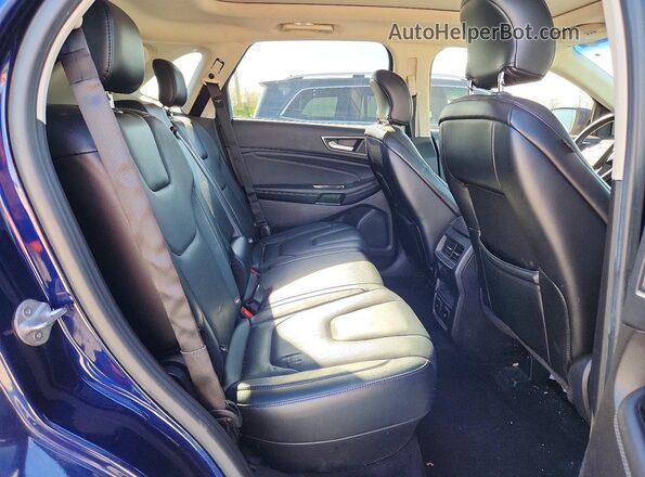 2FMPK4K8XGBC47534 2016 FORD EDGE Blue Հետևի նստատեղերի տեսք