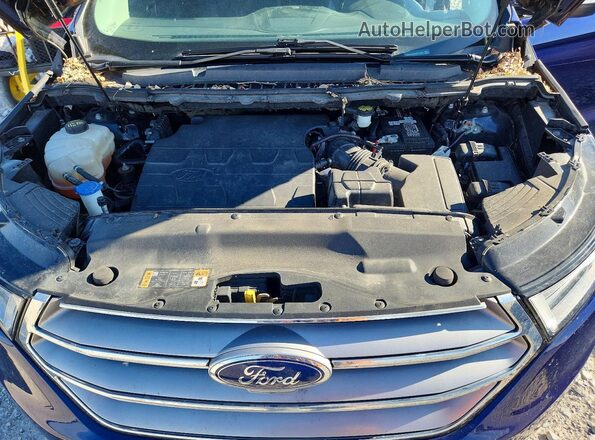 2FMPK4K8XGBC47534 2016 FORD EDGE Blue Սալոնի հետևի տեսք