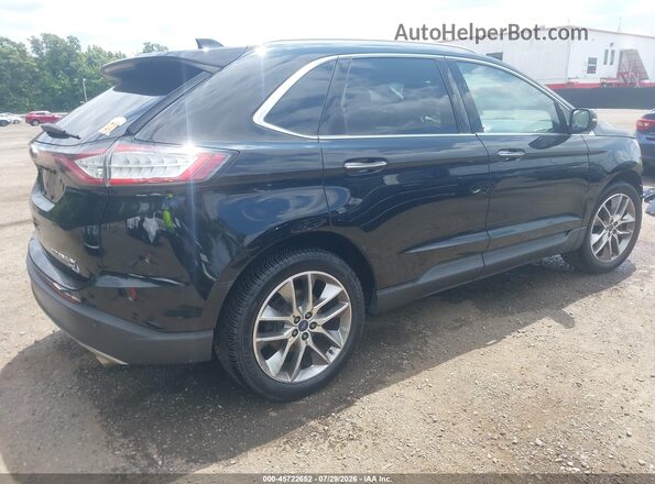 2FMPK4K8XHBC07987 2017 FORD EDGE Черный Задняя правая четверть