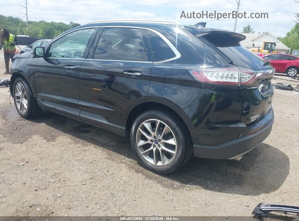 2FMPK4K8XHBC07987 2017 FORD EDGE Черный Задняя левая четверть