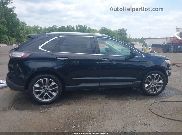 2FMPK4K8XHBC07987 2017 FORD EDGE Черный Вид задней части салона