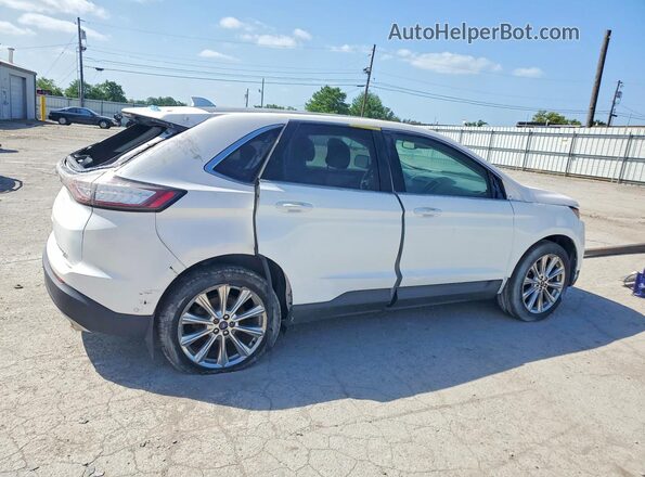 2FMPK4K8XJBB62071 2018 FORD EDGE White Trasero derecho