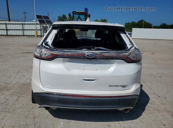 2FMPK4K8XJBB62071 2018 FORD EDGE White Vista trasera