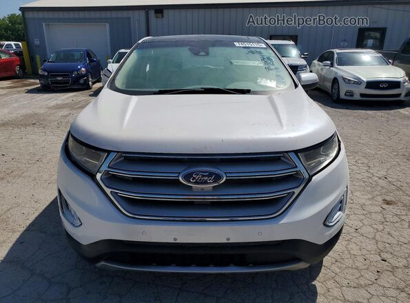 2FMPK4K8XJBB62071 2018 FORD EDGE White Vista frontal