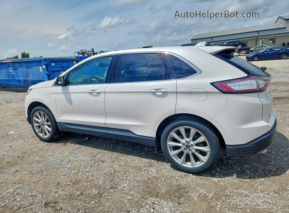 2FMPK4K8XJBC36220 2018 FORD EDGE White Задня ліва чверть