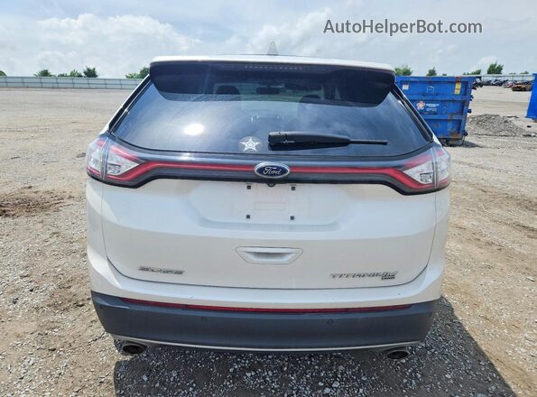 2FMPK4K8XJBC36220 2018 FORD EDGE White Вид ззаду