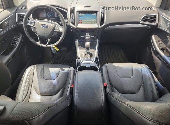 2FMPK4K8XJBC36220 2018 FORD EDGE White Вид панелі приладів