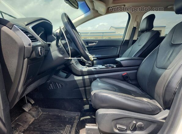 2FMPK4K8XJBC36220 2018 FORD EDGE White Вид салону спереду