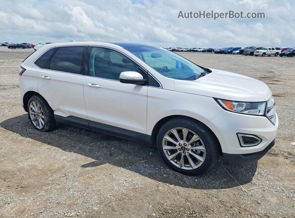 2FMPK4K8XJBC36220 2018 FORD EDGE White Передня права чверть