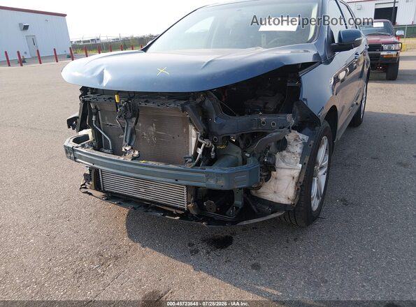 2FMPK4K90GBC21162 2016 FORD EDGE Blue Front view