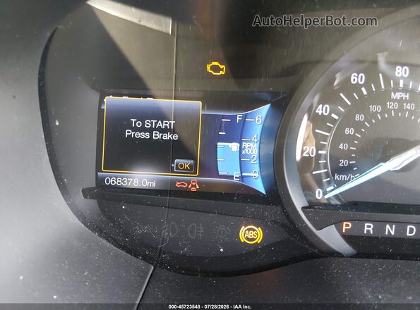 2FMPK4K90GBC21162 2016 FORD EDGE Blue Rear seats view