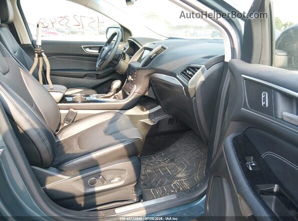 2FMPK4K90GBC21162 2016 FORD EDGE Blue Front interior view