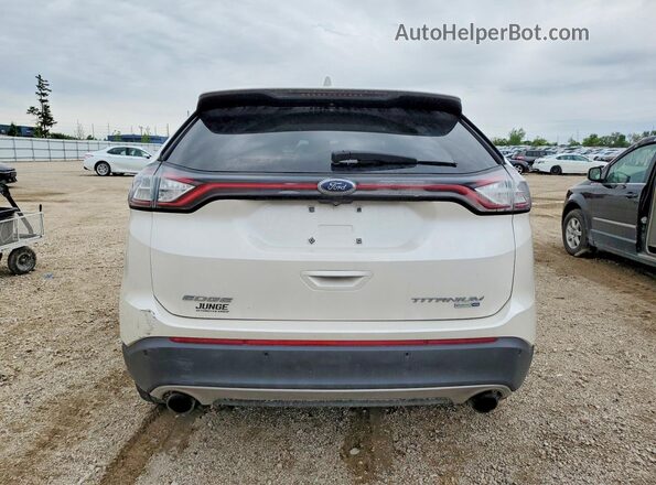 2FMPK4K90GBC66229 2016 FORD EDGE White Вид ззаду