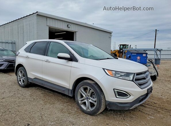 2FMPK4K90GBC66229 2016 FORD EDGE White Передня права чверть