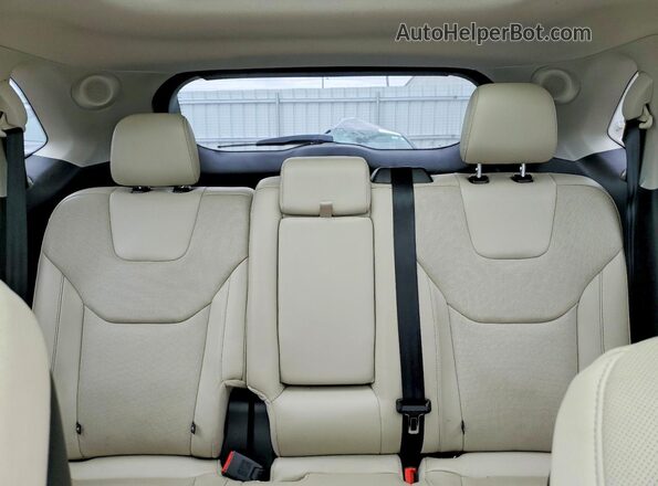 2FMPK4K90GBC66229 2016 FORD EDGE White Вид задніх сидінь