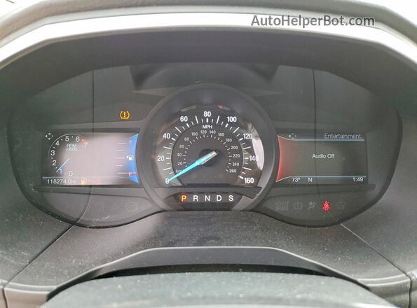 2FMPK4K90GBC66229 2016 FORD EDGE White Вид щитка приладів