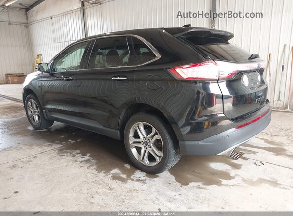 2FMPK4K90HBB06224 2017 FORD EDGE Black Tył lewy