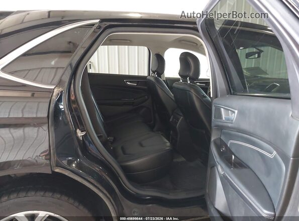 2FMPK4K90HBB06224 2017 FORD EDGE Black Widok naklejki z numerem VIN